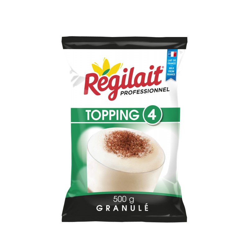 Topping, préparation laitière granulé Régilait pour les professionnels de  la Distribution Automatique, la DA